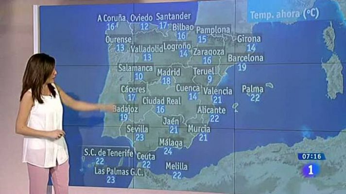 El tiempo - Fuertes lluvias en Canarias y el Estrecho y ligera subida de temperaturas en el norte peninsular
