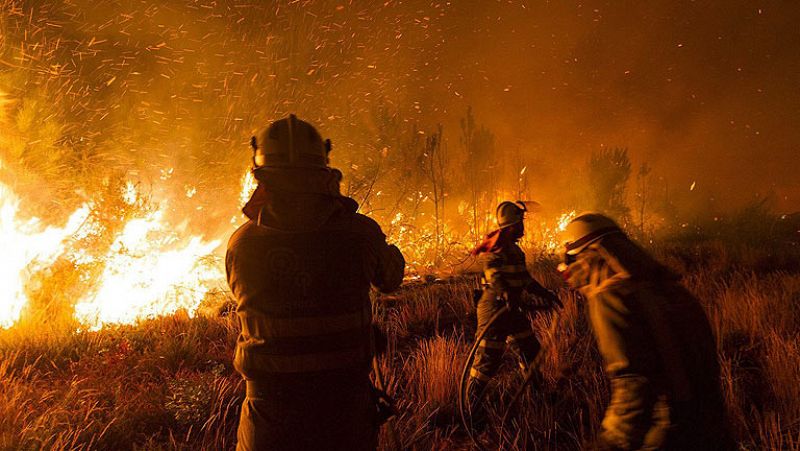 El incendio de Carnota es ya el segundo más devastador del verano en Galicia