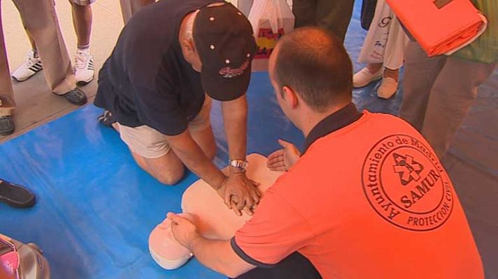 Telediario 1 - Día de los primeros auxilios