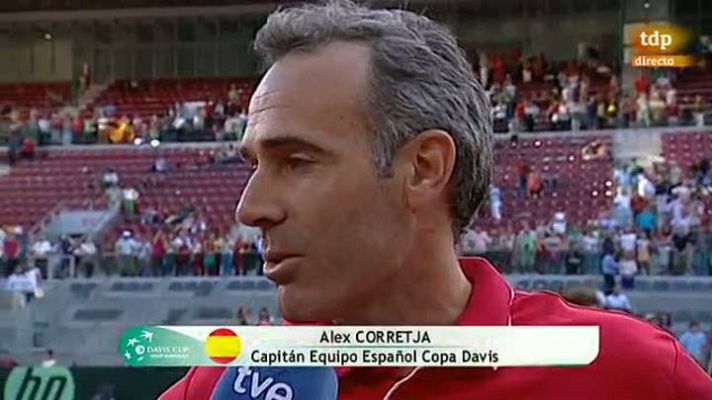 Corretja: "Ha sido un partido raro y extraño"