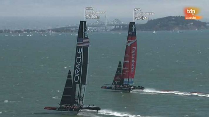 Vela - Copa Am��rica: regata 9