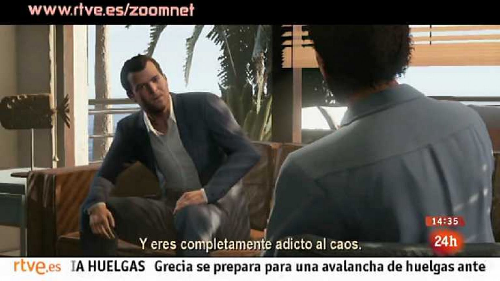 Zoom Net - La quinta entrega del superventas GTA, el botón rojo de rtve.es y los secretos de Kandor Graphics - 15/09/13