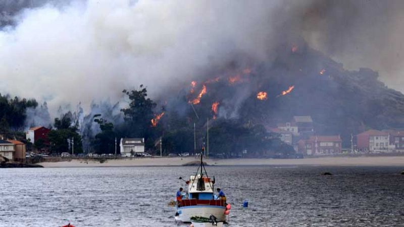 El fuego en el Monte Pindo ha causado graves daños ecológicos