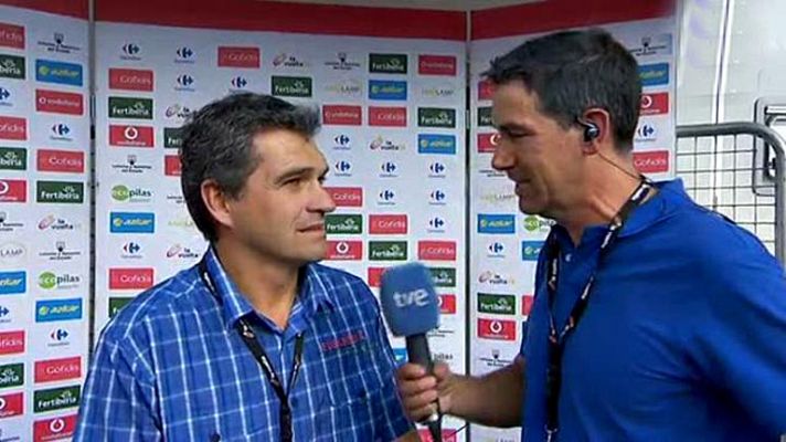 Vuelta ciclista a España - Igor Glez de Galdeano: "Es un día alegre pero a la vez triste"