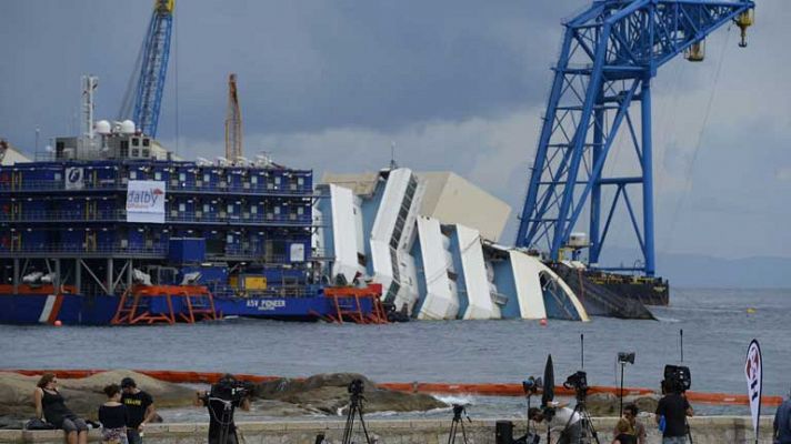 Telediario 1 - Costa Concordia