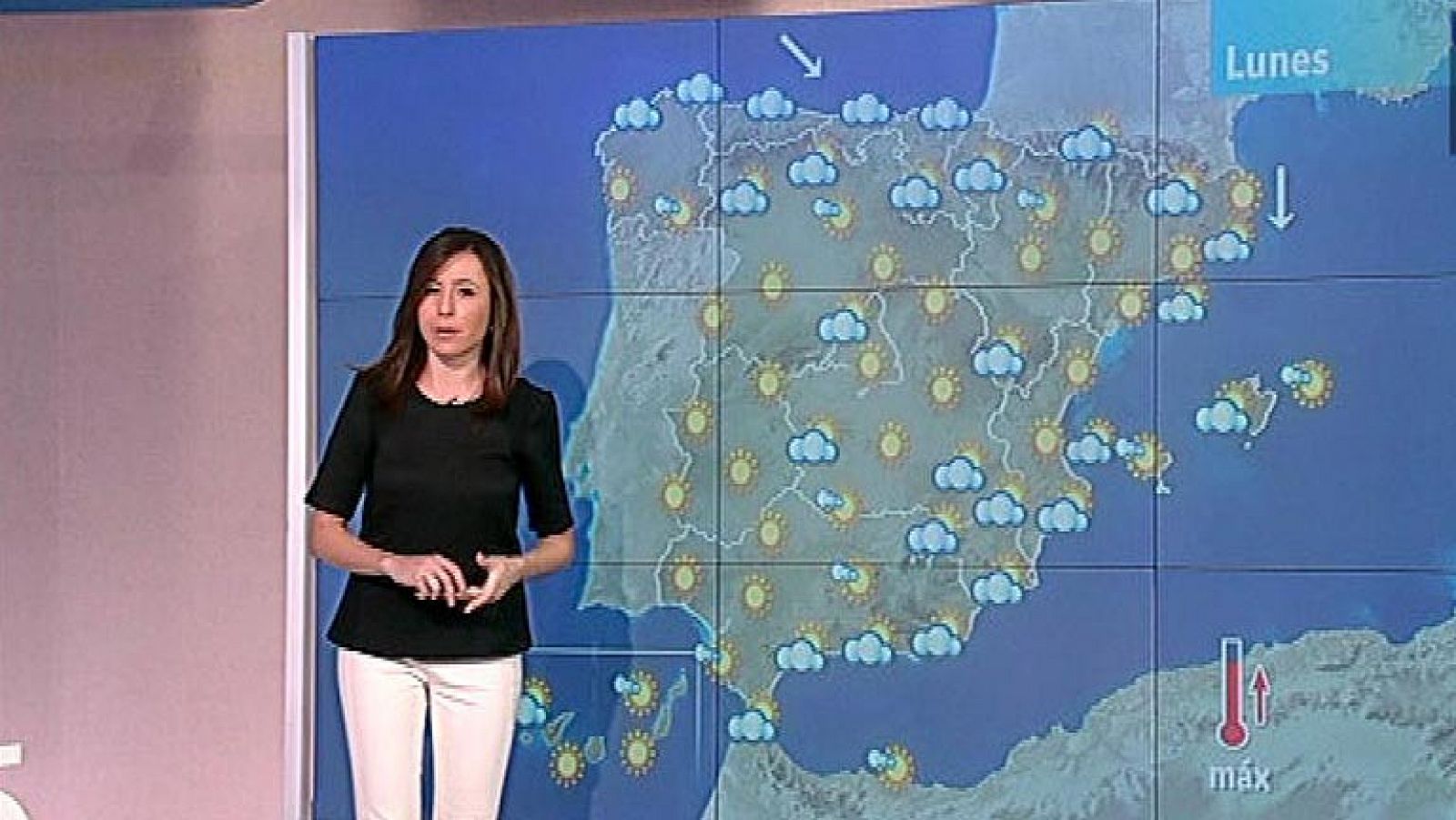 Nubes en el norte y en el sudeste podrían dejar lluvias