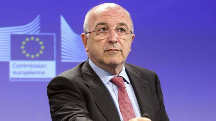 Telediario 1 - Declaraciones Joaquín Almunia