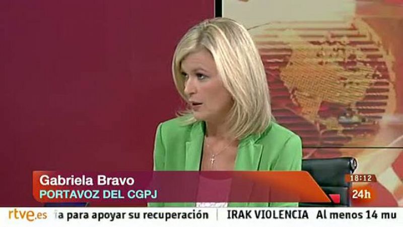 Entrevista a la portavoz del CGPJ Gabriela Bravo