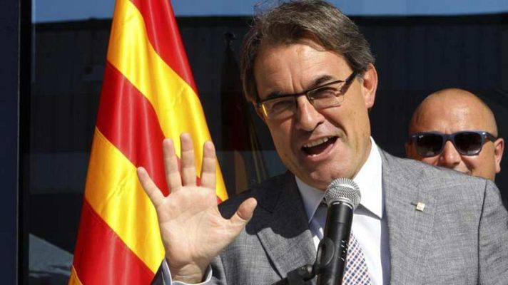 Telediario 1 - Mas: Cataluña hará "lo que sea necesario" para seguir en la UE