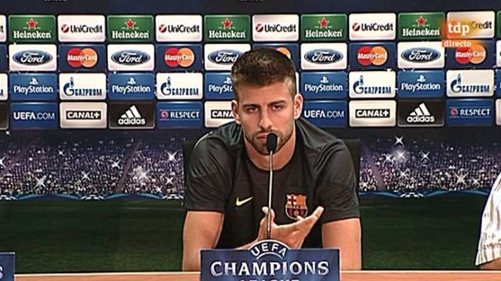 Rueda de prensa del FC Barcelona