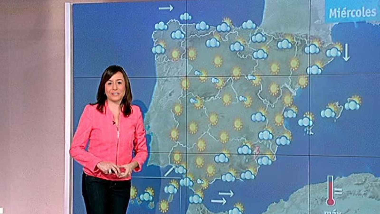 Temperaturas altas en general y lluvias en el Cantábrico y el sudeste