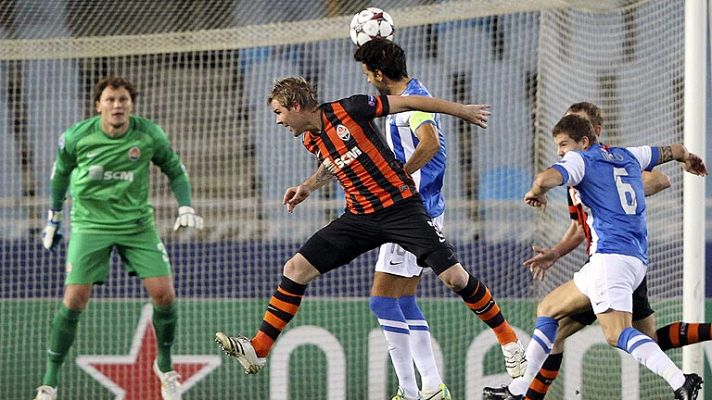 La Real sufre demasiado castigo ante el Shakhtar