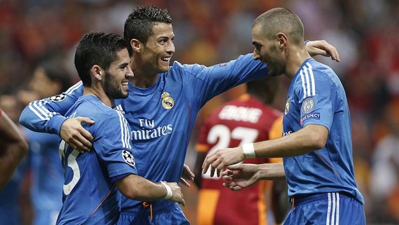 El Madrid arranca la Champions goleando al Galatasaray