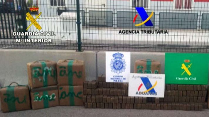 Telediario 1 - Narcotráfico de hachís