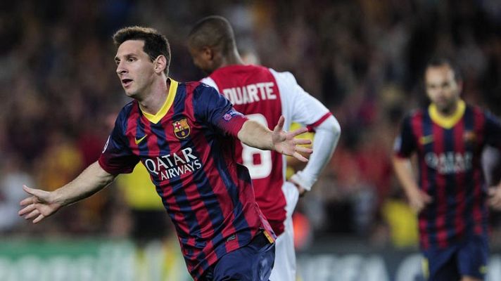 Messi marca un golazo de falta para adelantar al Barça (1-0)