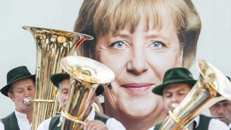 Los sondeos dan como clara vencedora a la CDU de Angela Merkel en las elecciones del proximo domingo