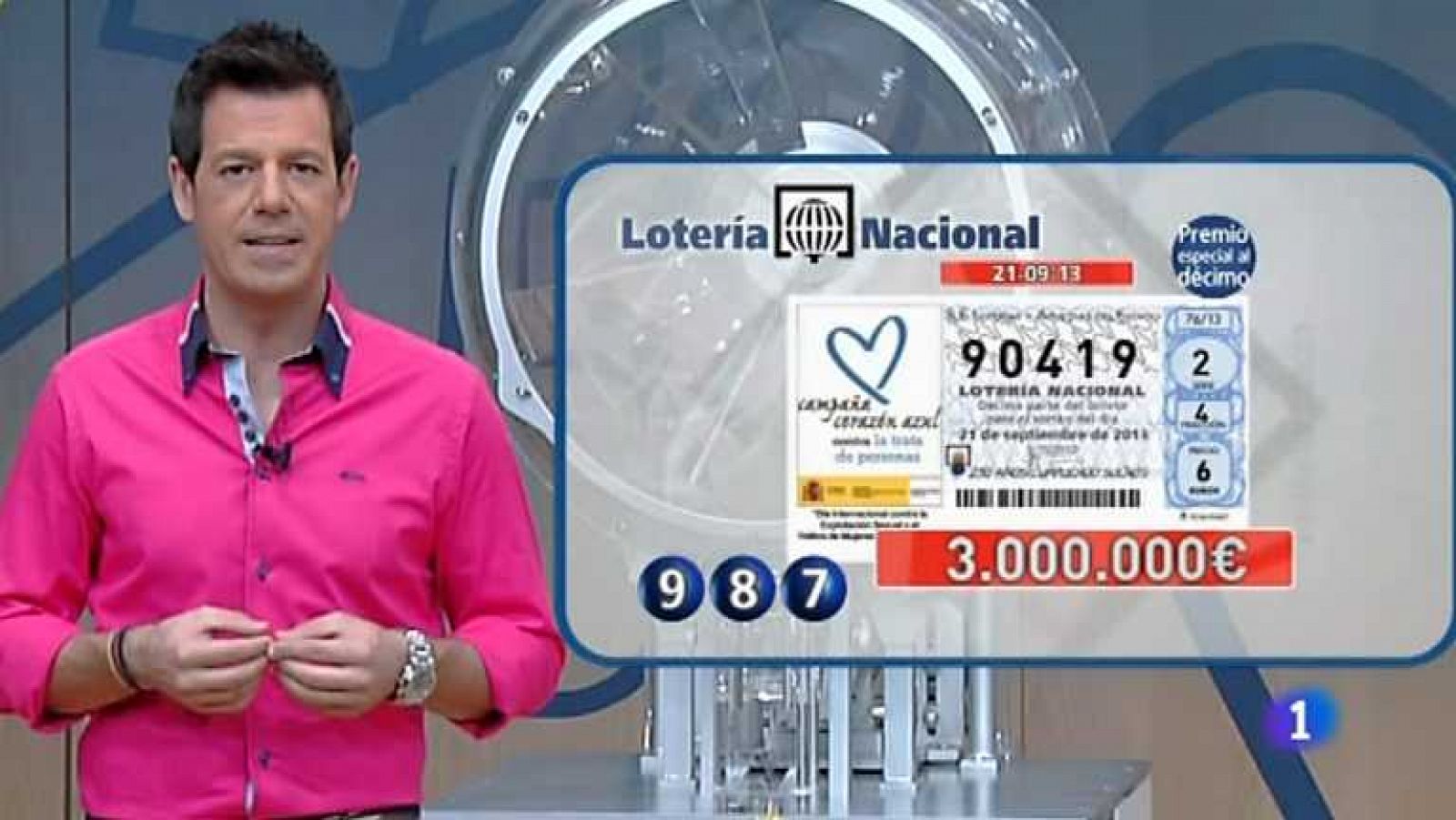 Loterías: Lotería Nacional - 21/09/13 | RTVE Play