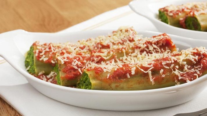 Cocina con Sergio - Canelones rellenos de verduras