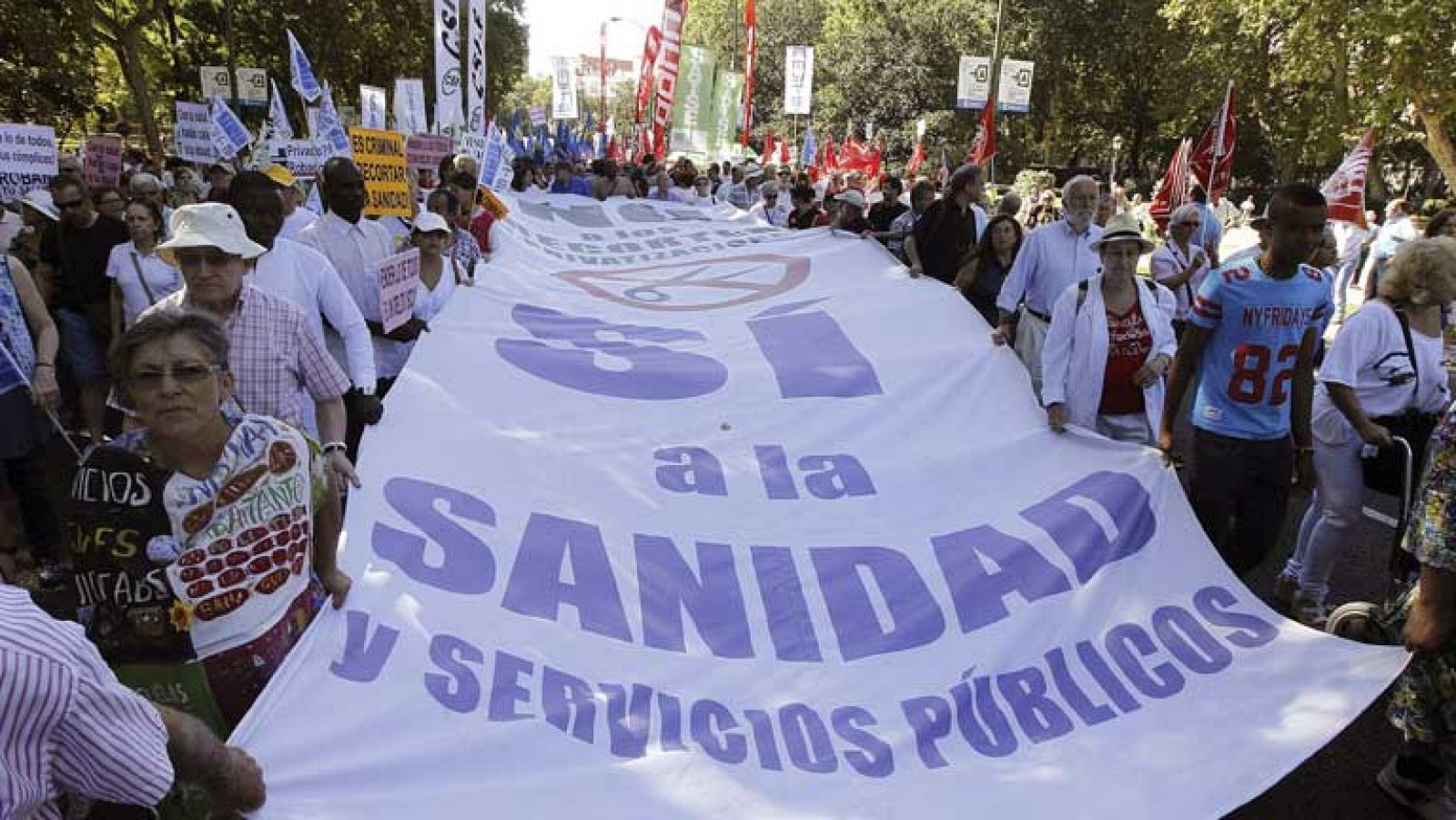 Telediario 1: Novena "marea blanca" de 2013 | RTVE Play