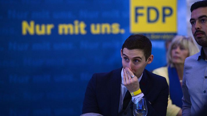 El FDP quedaría fuera del Parlamento alemán según los primeros sondeos