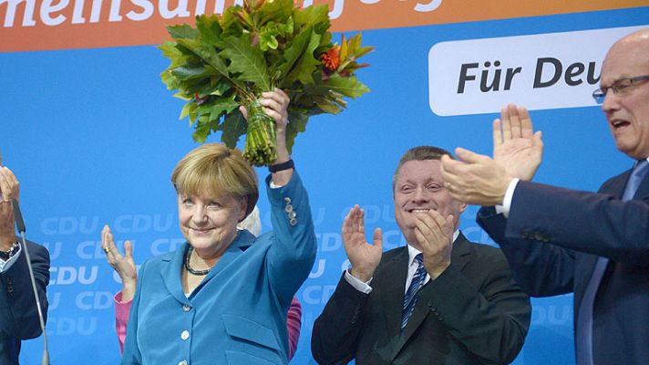  - Merkel se acerca a la mayoría absoluta, según las proyecciones del voto
