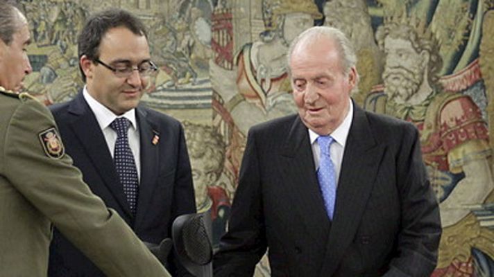 Telediario 1 - El rey mantiene su agenda