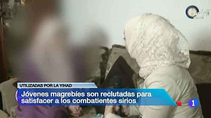 Telediario 1 - Explotación de mujeres en Siria