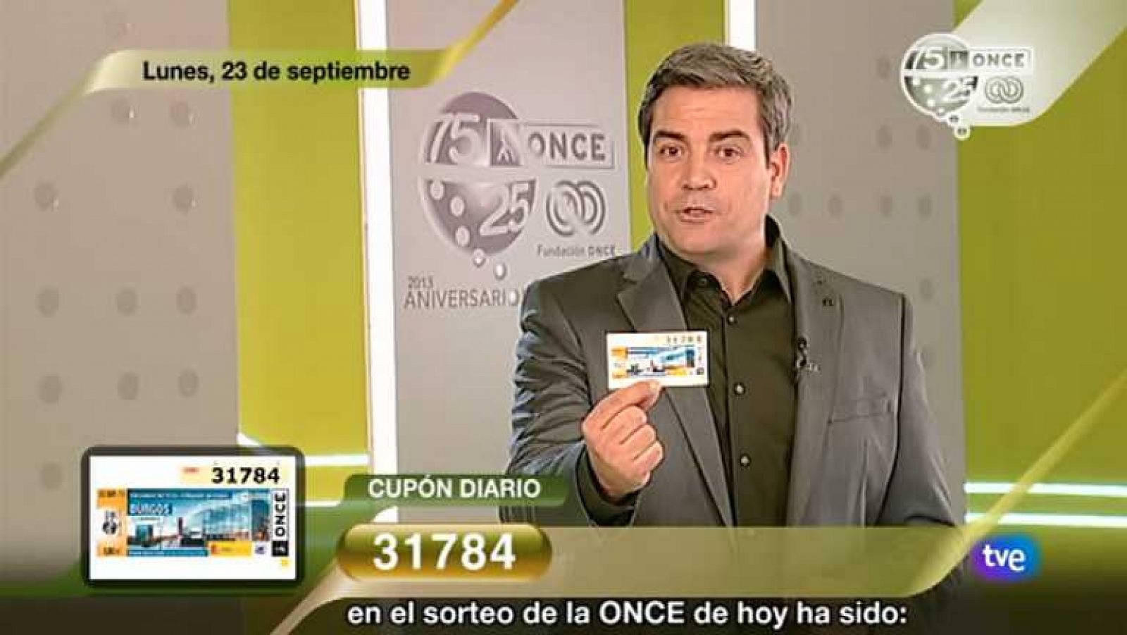 Sorteos ONCE: Sorteo ONCE - 23/09/13 | RTVE Play