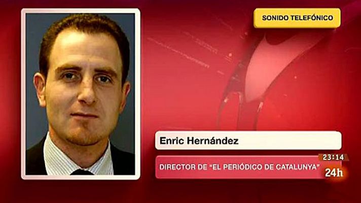 La noche en 24h - Enric Hernández, director de El Periódico, informa del secuestro del periodista Marc Marginedas en Siria