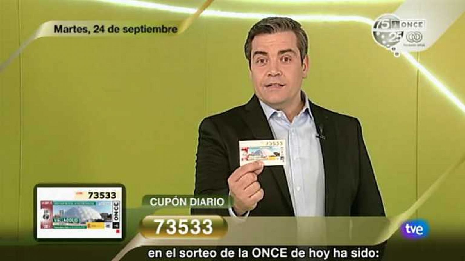 Sorteos ONCE: Sorteo ONCE - 24/09/13 | RTVE Play