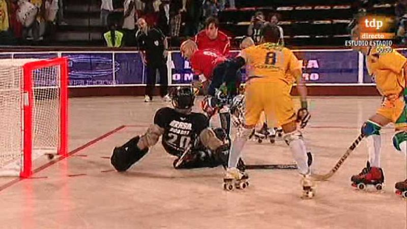 Hockey patines - Campeonato del Mundo. 1ª fase. España - Brasil - Ver ahora