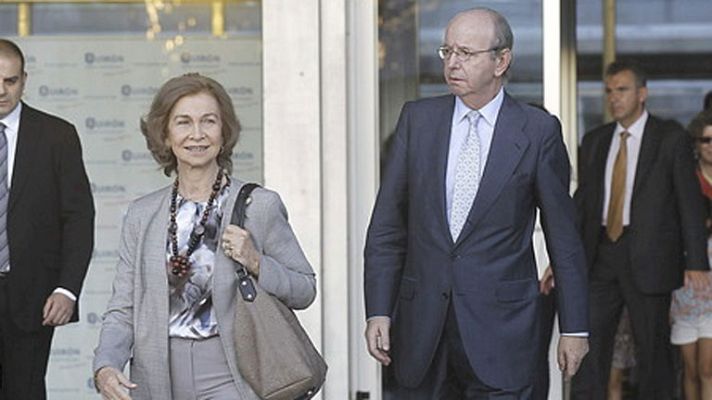 Telediario 1 - El rey está "estupendamente"