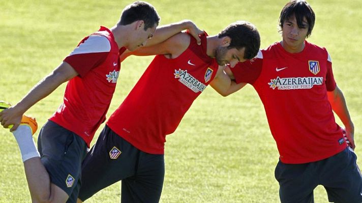 El Atlético de Madrid prepara el derbi