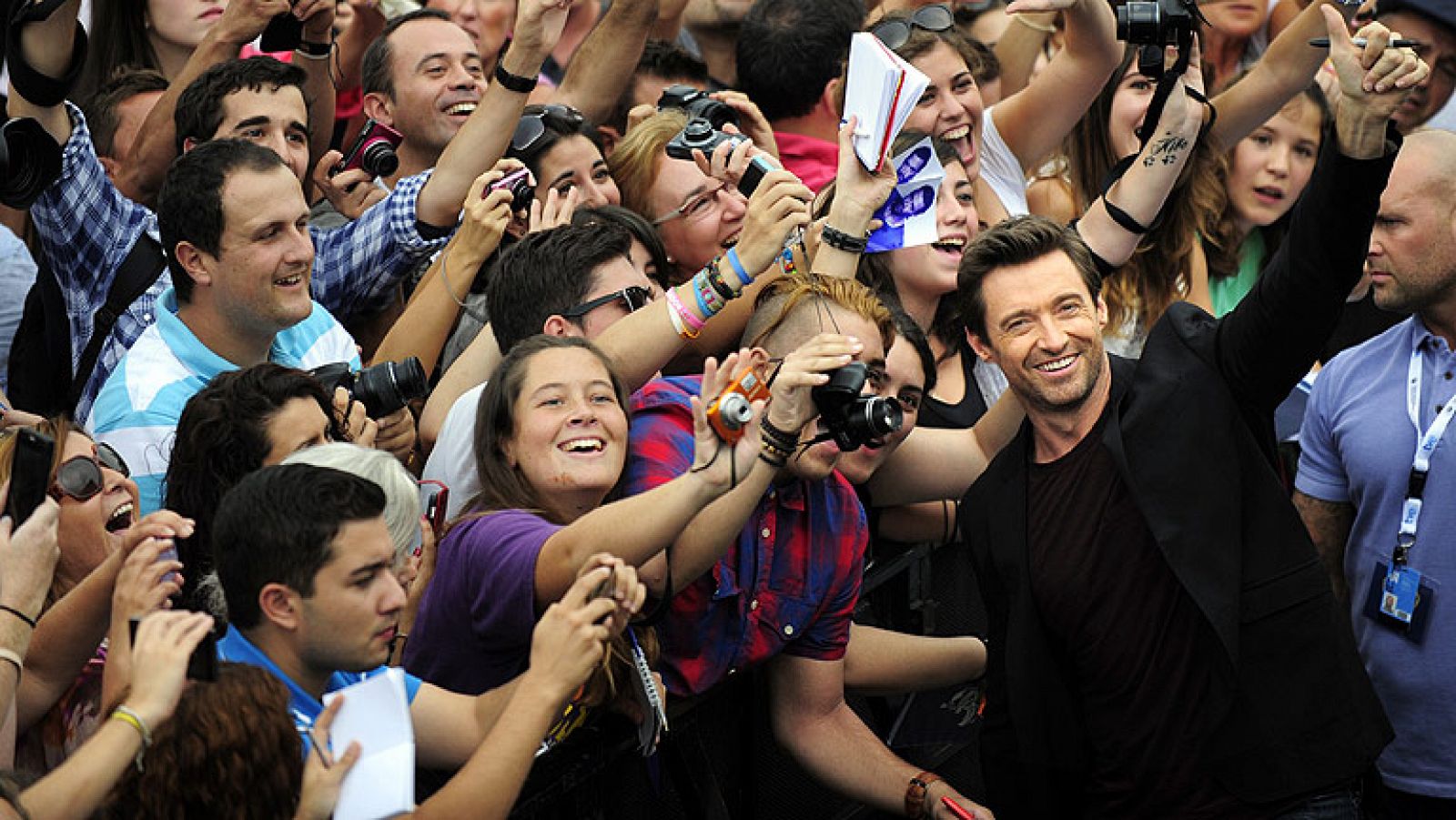 Hugh Jackman recoge el premio Donostia en el festival de San Sebastián