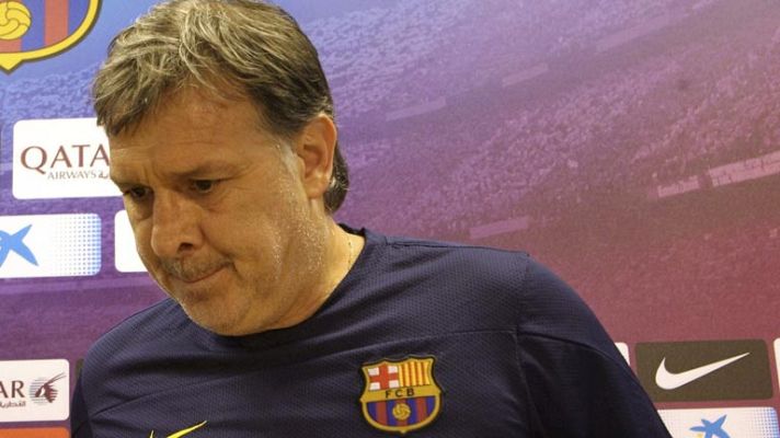 Telediario 1 - Martino no mira al récord y seguirá con las rotaciones