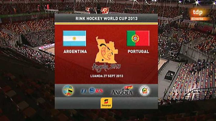 Hockey sobre patines - 2ª semifinal. Portugal - Argentina