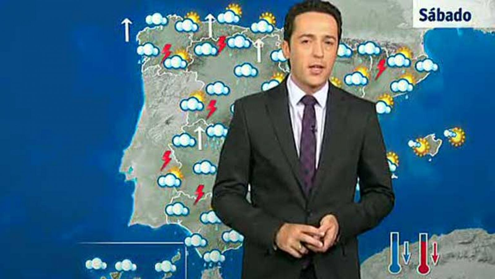 El tiempo: Llueve en Galicia y Castilla y León | RTVE Play