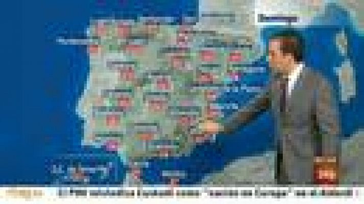 El tiempo - Bajada de las temperaturas en el este peninsular, Baleares y Canarias