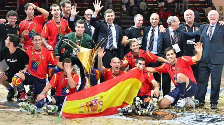 Telediario 1 - El hockey patines español se hace legendario