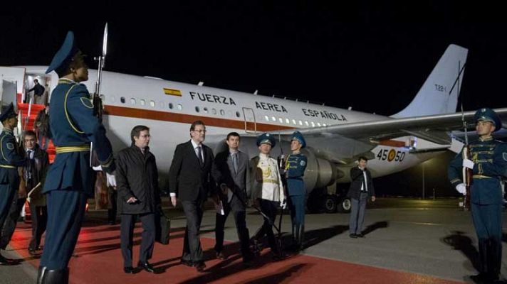 Rajoy llega a Kazajistán 