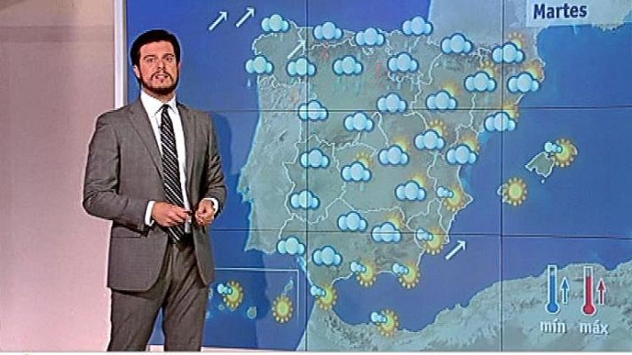El tiempo - Lluvias en el centro de España