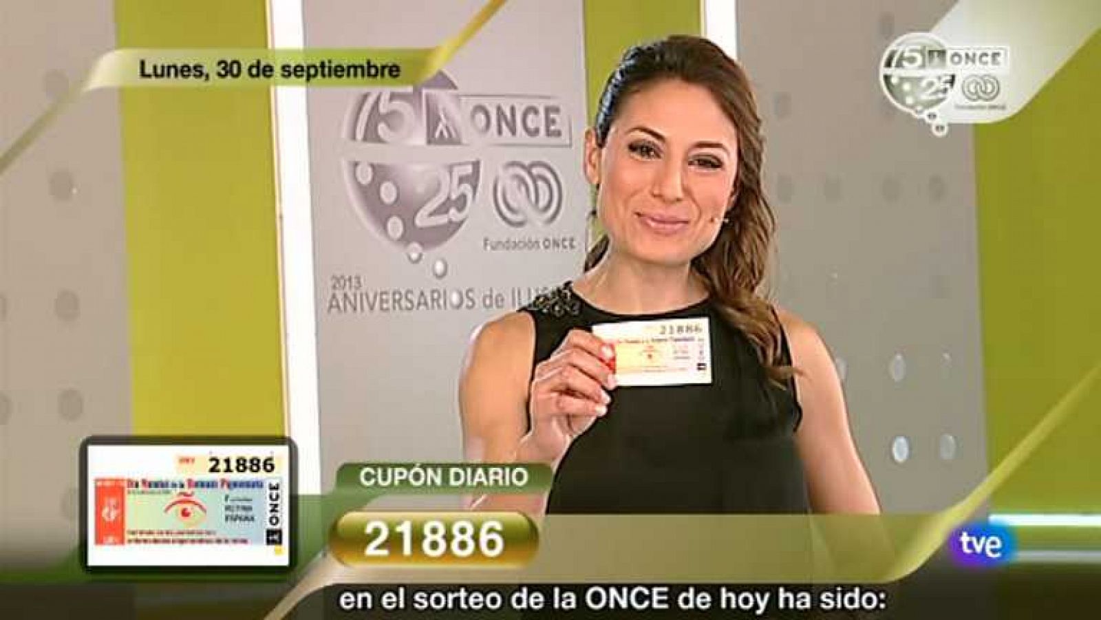 Sorteos ONCE: Sorteo ONCE - 30/09/13 | RTVE Play