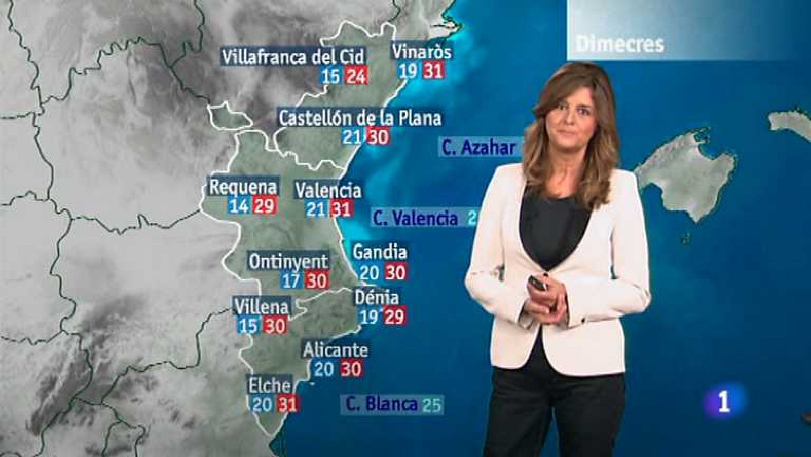 El tiempo en la Comunidad Valenciana - 01/10/13 - Ver ahora