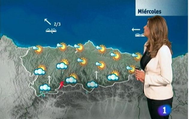 Panorama Regional - El tiempo en Asturias - 01/10/12
