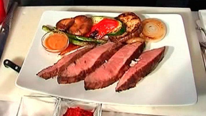 RTVE Cocina - Presa ibérica en adobo con verdura