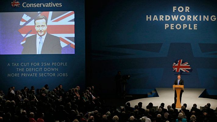 Cameron promete en el congreso conservador crear "una tierra de oportunidades" en Reino Unido