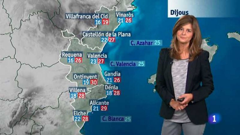  El tiempo en la Comunidad Valenciana - 02/10/13 - Ver ahora