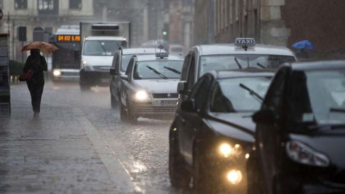 El tiempo - Precipitaciones en los Pirineos