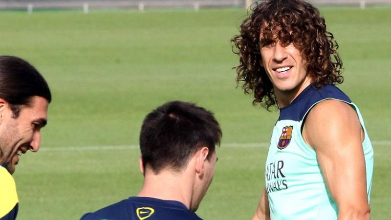 Puyol ultima su reaparición
