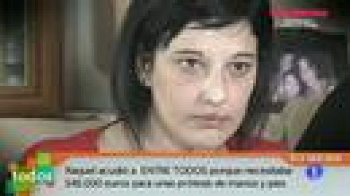 Entre todos - Raquel consigue 146.000 euros para sus prótesis